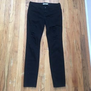 Bullhead Black Distressed Black Jeans